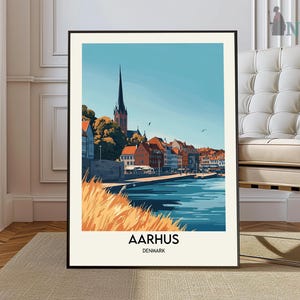 Aarhus Print, Aarhus Poster, Aarhus Wandkunst, Aarhus Reisedruck, Aarhus Kunstdruck, Aarhus Kunstwerk, Aarhus Foto, Dänemark Reisedruck