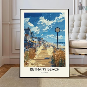 Bethany Beach Poster, Bethany Beach Print, Bethany Beach Wall Art, Bethany Beach  Delaware, Bethany Beach photo, Bethany Beach photo