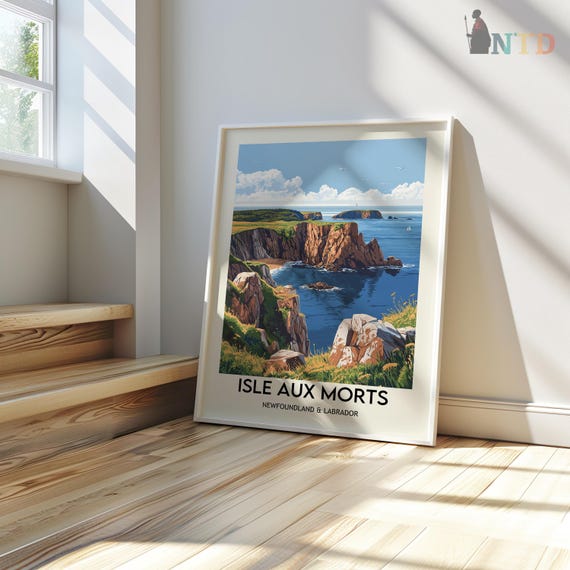 Isle Aux Morts Poster, Isle Aux Morts Wall Art, Isle Aux Morts