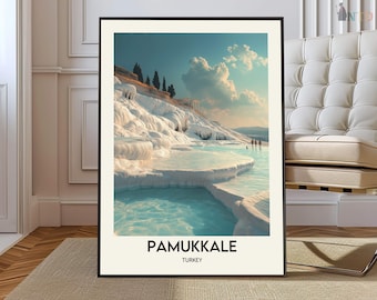 Pamukkale poster, Pamukkale Wall Art, Pamukkale Print, Pamukkale Photo, Pamukkale Poster Print, Pamukkale Travel, Pamukkale Turkey print