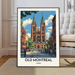 Old Montreal poster, Old Montreal Wall Art, Old Montreal Print, Old Montreal Photo, Old Montreal Poster Print, Old Montreal Canada