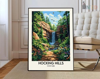 Hocking Hills State Park Print, Hocking Hills Wall Art, Hocking Hills Poster, Hocking Hills Photo, Hocking Hills art, Hocking Hills Ohio