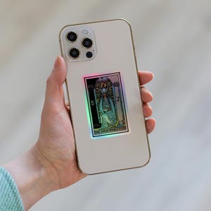 The High Priestess Holographic Stickers