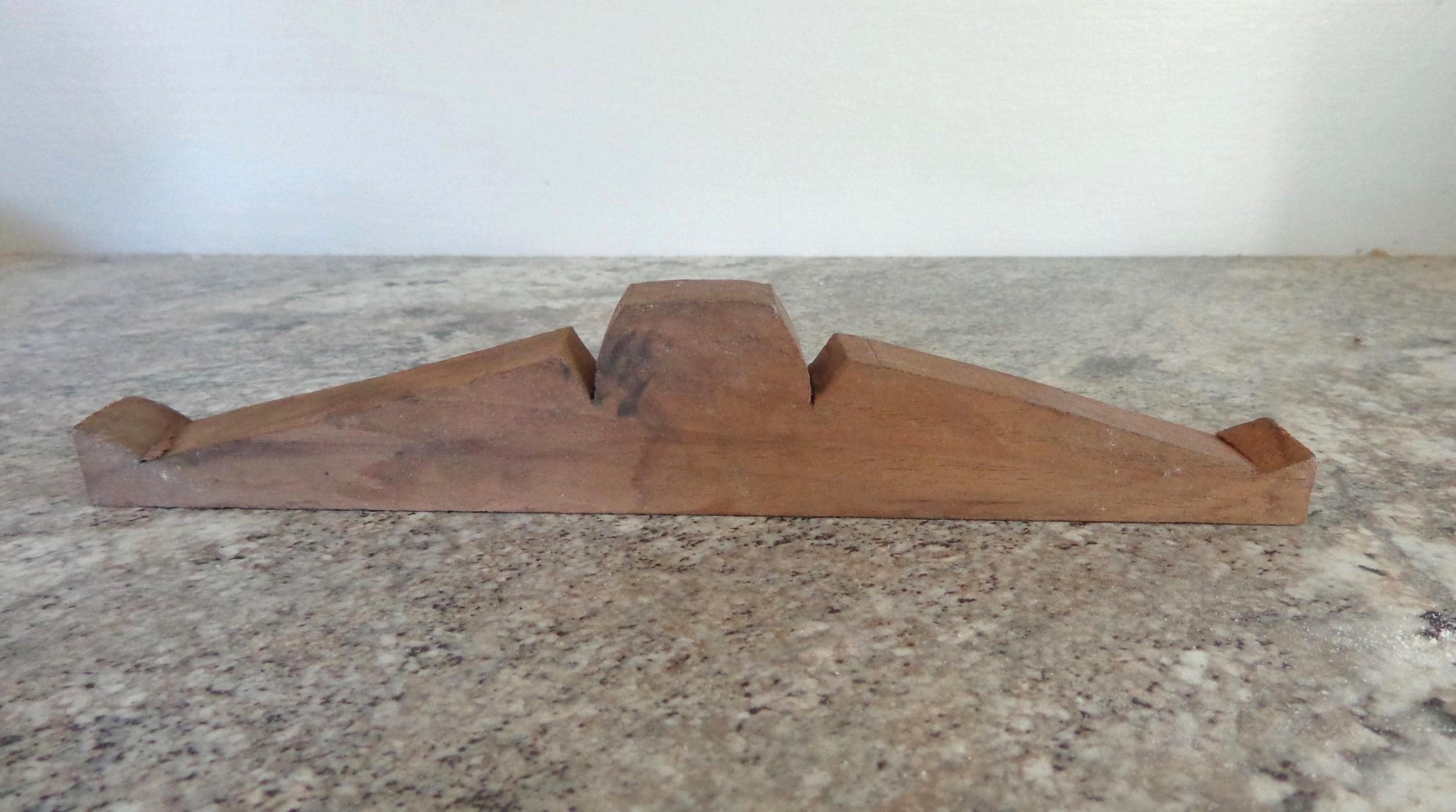 Vintage Wood Clock Trim Part 8-5/8