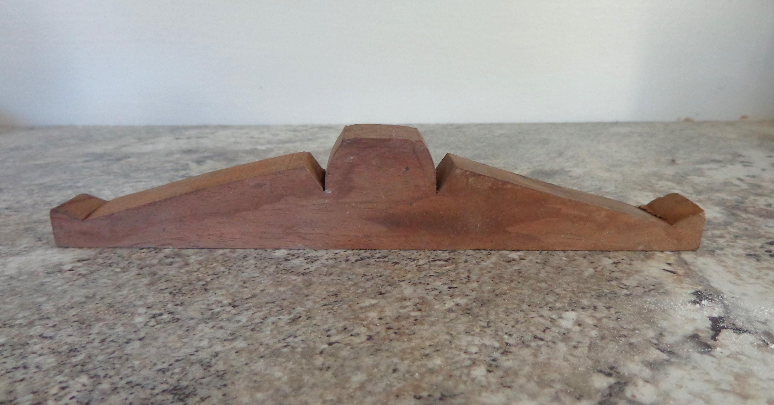 Vintage Wood Clock Trim Part 8-5/8