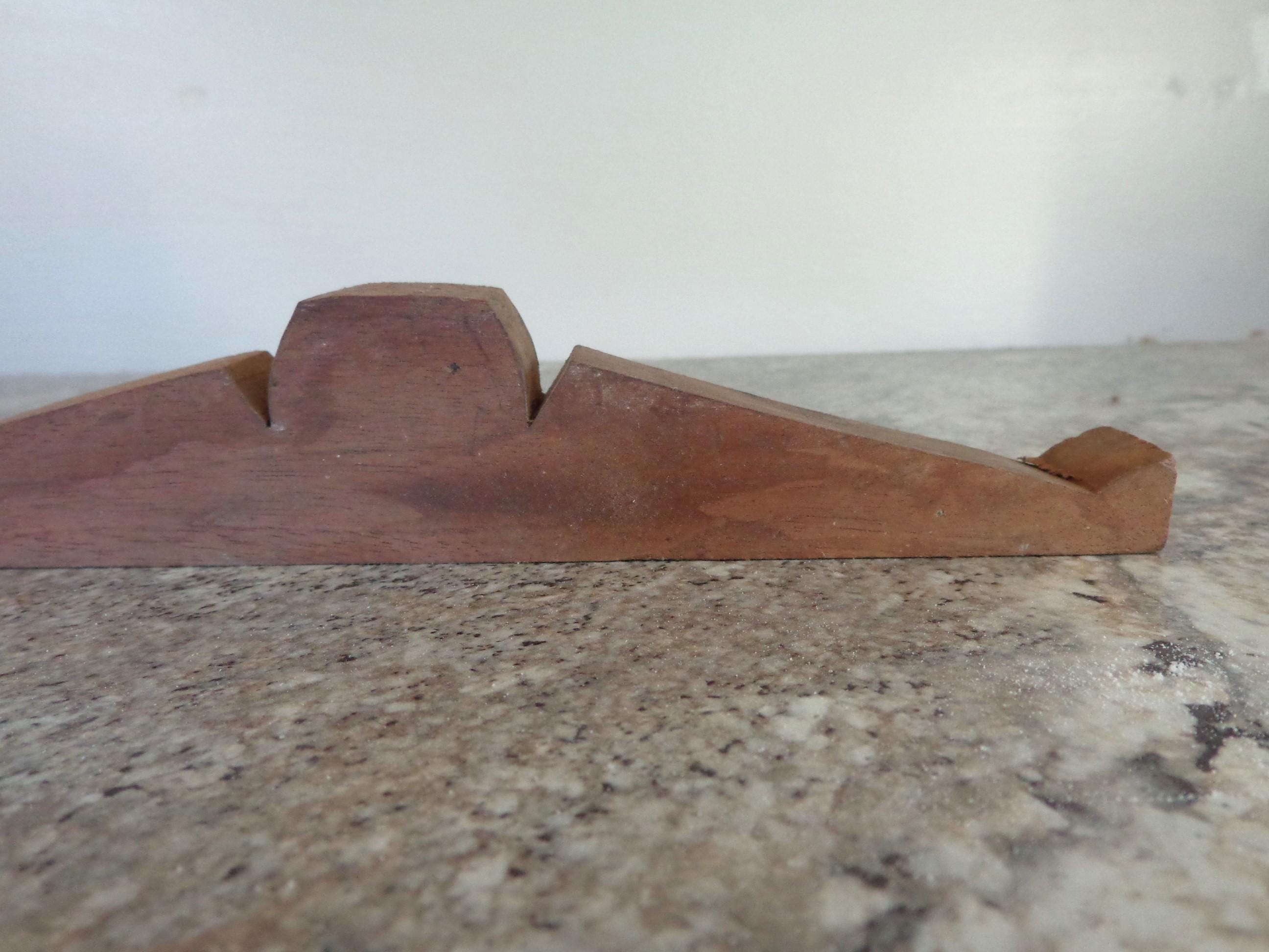 Vintage Wood Clock Trim Part 8-5/8