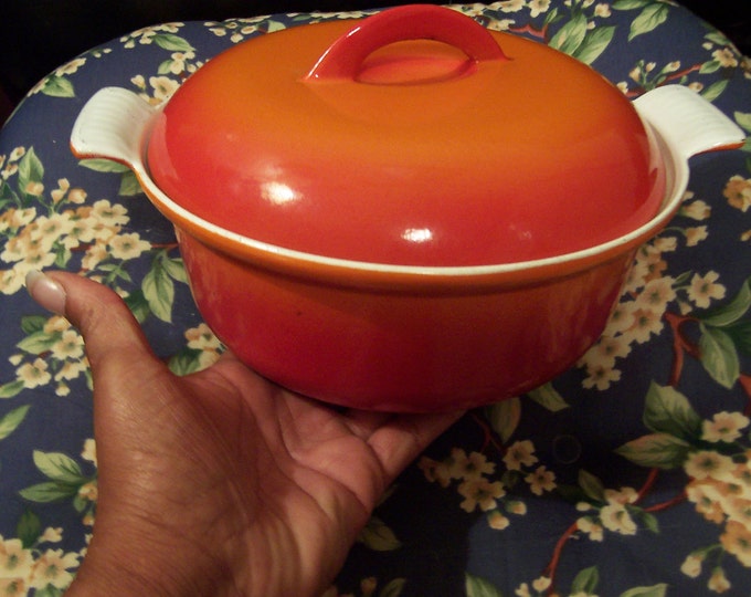 Descoware Belgium Cast Iron With Enamel Pot Etsy