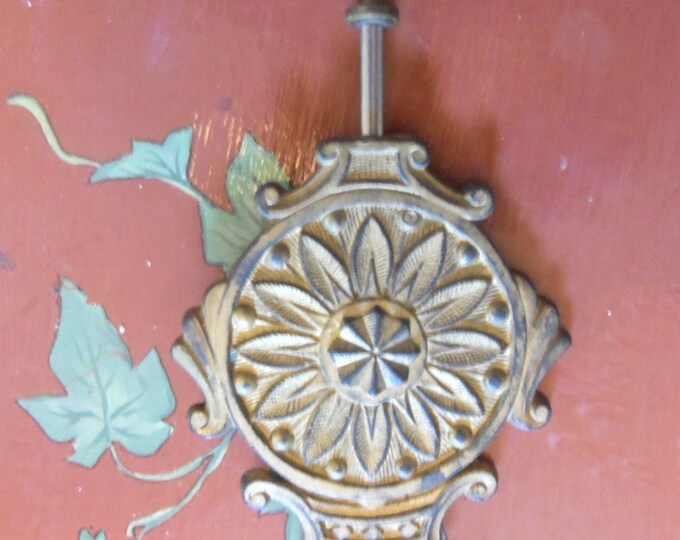 E. Ingraham Clock Pendulum Original Antique Part Etsy