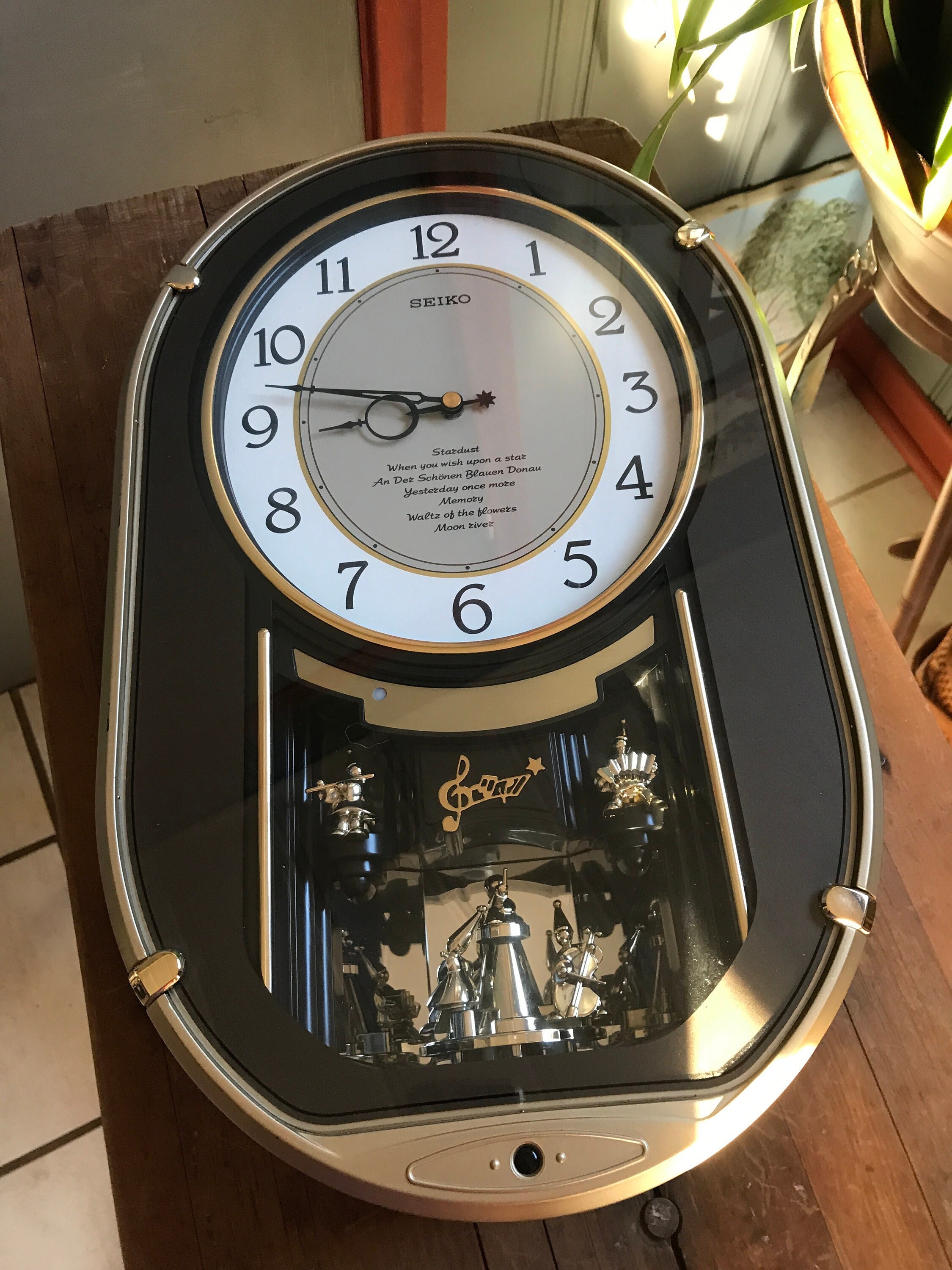 Vintage Seiko Musical Wall Clock Melodies in Motion QXM329NRH - Etsy