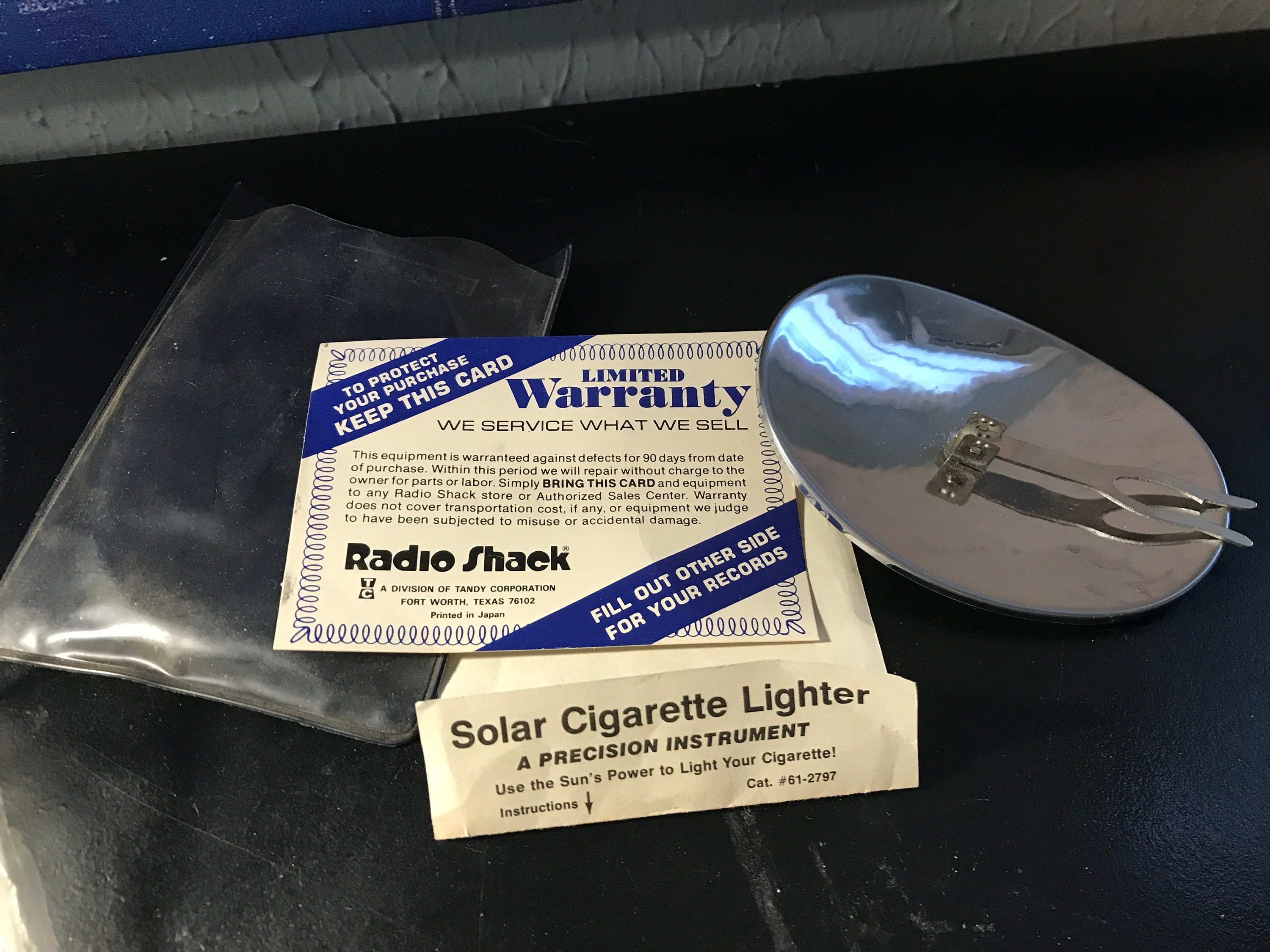 dab radio cigarette lighter Radio Shack Solar Cigarette Lighter With Paper Work and Case