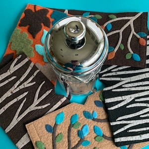 FrenchPress Cozies Hand-Embellished