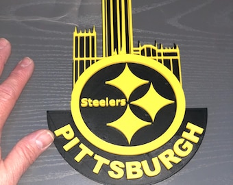 Pittsburg Steelers Plaque Decoration - Steel City