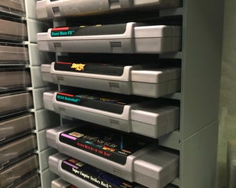 Super Nintendo Cartridge Display Stands