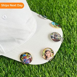 Golf Ball Marker Custom Ball Marker Clip Set Photo Golf Ball Marker Personalized Marker Magnetic Clip Golf Marker Golf Lovers Gift for Him