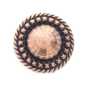 37mm Viking Shield Round Cabochon,Faceted Dome Jewelry Parts for sweater clip, cloak clasp, earrings, Antique Gold or Copper, pack of 3