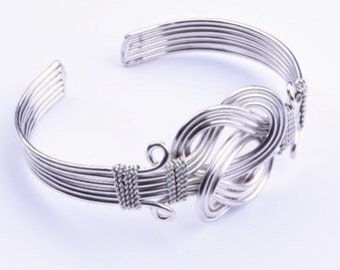 Wire Form Cuff Bracelet