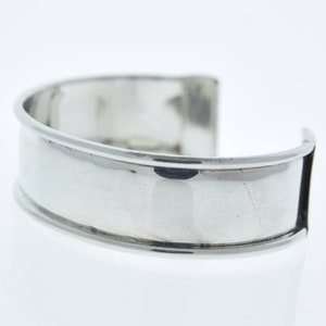 Channel Cuff Bracelet, .75&quot; Adjustable Inlay Cuff Bracelet Blank for adding art or other media, each