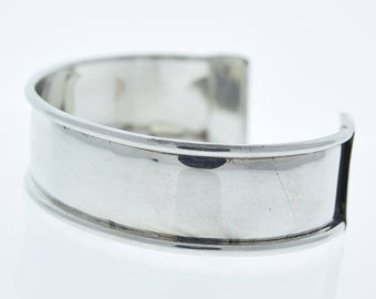 Channel Cuff Bracelet, .75&quot; Adjustable Inlay Cuff Bracelet Blank for adding art or other media, each