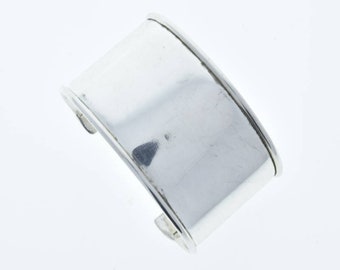 1.5" Cuff Bracelet, Silver Adjustable Bracelet Channel for adding art or other media, Each