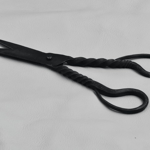 Hand Forged Black Scissor, vintage style, each