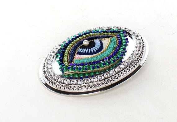 Colorful Sequin Eye Belt Shop Sequin Evil Eye Belt on Sale at BeyondStyle – Get 75  main image 3