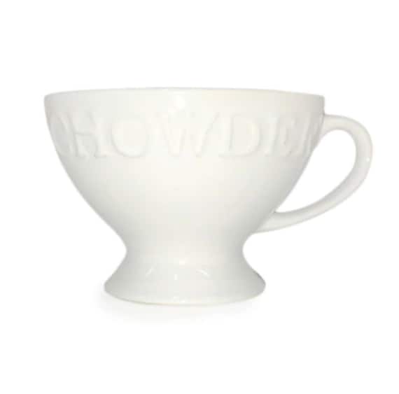 Chowder Bowls in Blue or White White Gumbo Bowls or Red Chili Etsy