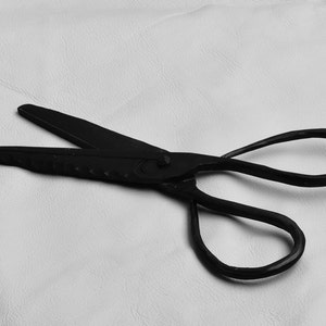 Hand Forged Black Scissor, vintage style, each