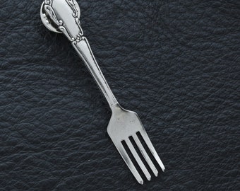 "Keep your Fork ""Revernadel, das Beste kommt doch," antikes Silber, handgefertigt in den USA, Jeder."