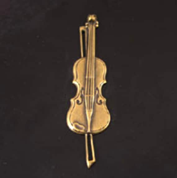Violin and Bow Charm Sterling Silver - Made in the USA Violin and Bow Charm Sterling Silver - Made in the USA