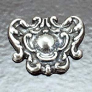 25mm Vintage Luggage Tag Charm for earrings or lapel pin, Antique Gold or Classic Silver, pack of 6