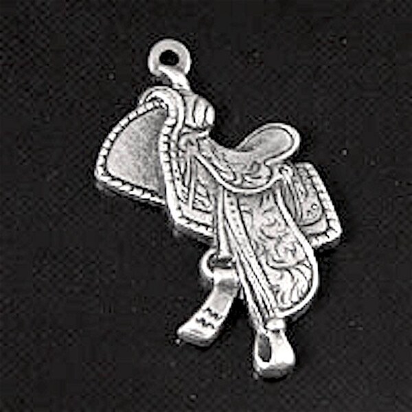 Western Saddle Charm Etsy