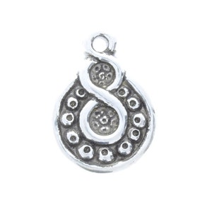 26mm Viking, Norse Celtic Infinity Pendant, Antique Silver, pack of 4