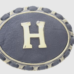Gold Initial Letter Alphabet Keychain, A - Z, Solid Polished Brass cast letters, Made in USA, sold by letter, Each