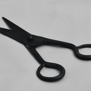 Hand forged Black Scissor, vintage style, each