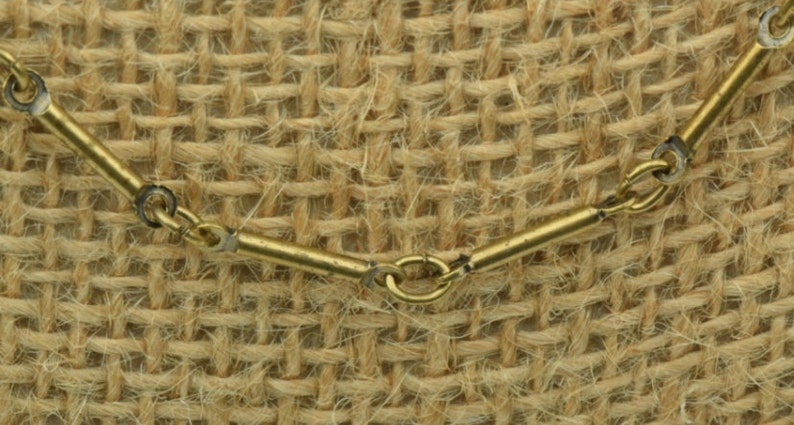 Collier superposé de 16 po, chaîne à barres, placage or Hamilton, fabriqué aux États-Unis, chacun C559AG/16 ant gold
