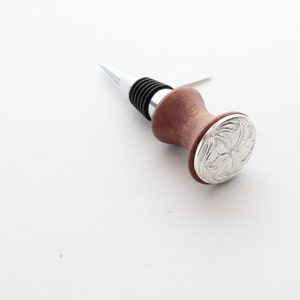 Weinstopper, Holz, Concho Stil,