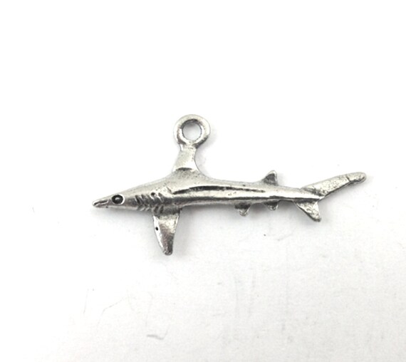 Shark Charm Sterling Silver - Made in the USA Shark Charm Sterling Silver - Made in the USA