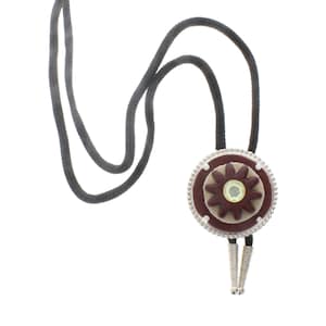 Spur Bolo, 36&quot; cord , Black cord , made in USA