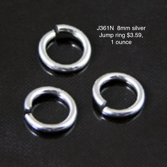 Stainless Steel Open Single Loops Jump Rings Split Ring Diy - Temu
