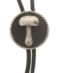 MushRoom BOLO TIE, 36: cord, made in USA