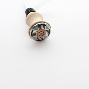 Weinstopper, Holz, Concho Stil,