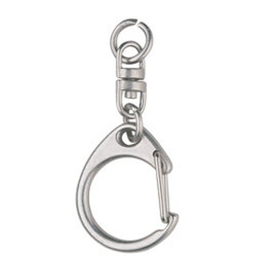 3 Pack Silver Lobster Clasp Clips With Split Rings - For Keychains, Jewelry, Crafts, Swivel Closure