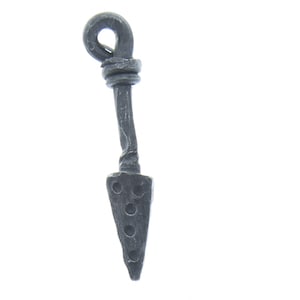 Viking Mjölnir Focal Pendant drop  47mm, forged steel, each