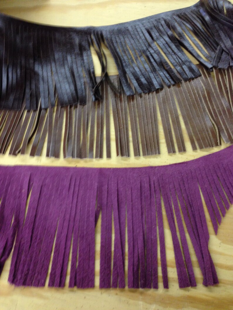 Leather Fringe for Tassels Embellishment of Purses Jackets Etsy