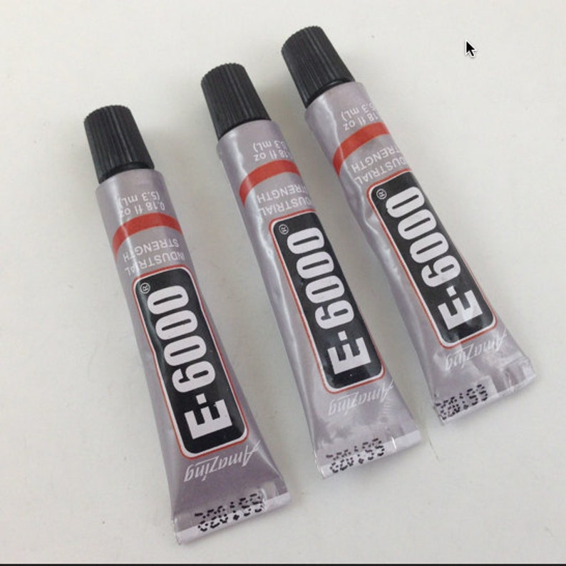 E6000 Adhesive Glue Metaltometal Application 0.18oz Tube Etsy