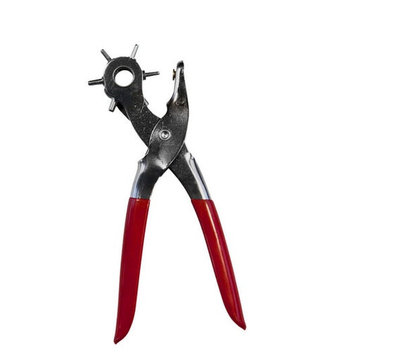 Leather Hole Punch Pliers Tool, Heavy Duty Leather Punch With 6 Standard  Hole Sizes for Belt and Jewelry Making, Each -  Canada