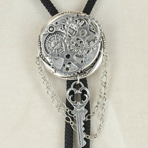 Portachiavi Key to TIME, prodotto negli USA, placcato argento, punte