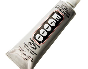 E6000 Glue or permanent adhesive, 3.7oz Tube, 1 Tube per Pack