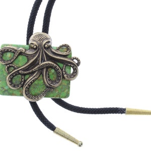 Octopus  Bolo , Black or Red 36&quot; cord, made in USA, Each