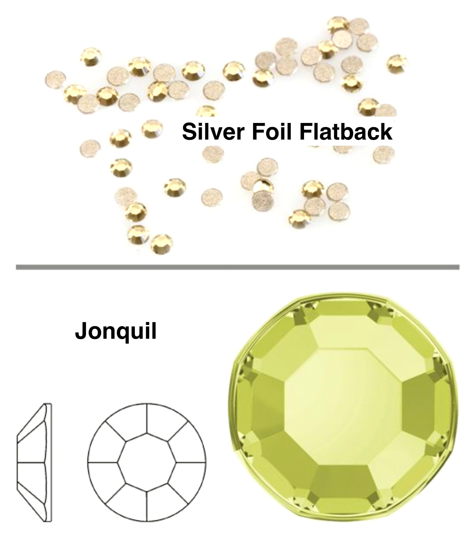 3mm or 11mm,swarovski Crystal Crystal Rhinestone, Jonquil